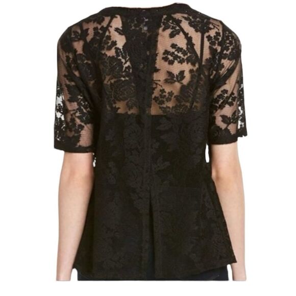 BCBGENERATION Floral Lace Openback Top Size‎ XSMALL - Picture 11 of 15